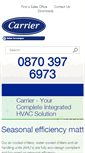 Mobile Screenshot of carrieraircon.co.uk